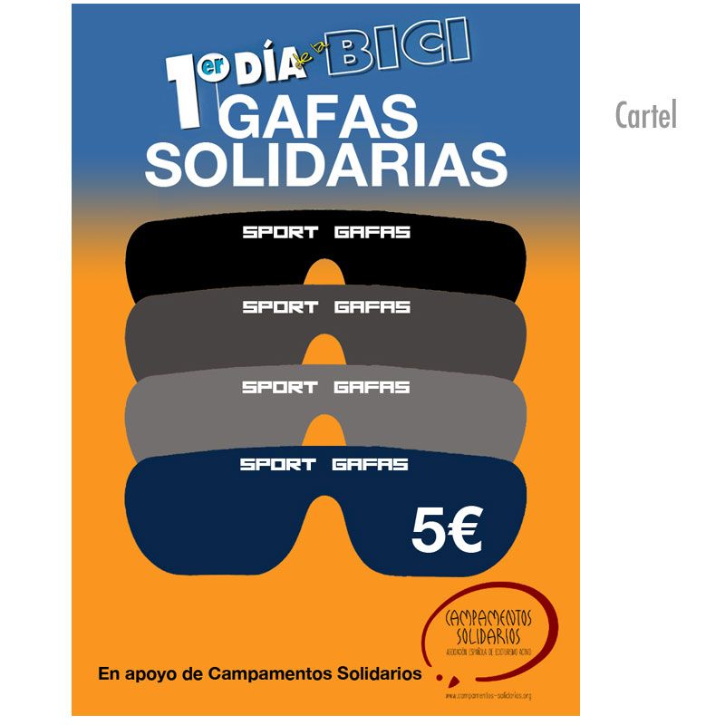 Cartel gafas solidarias